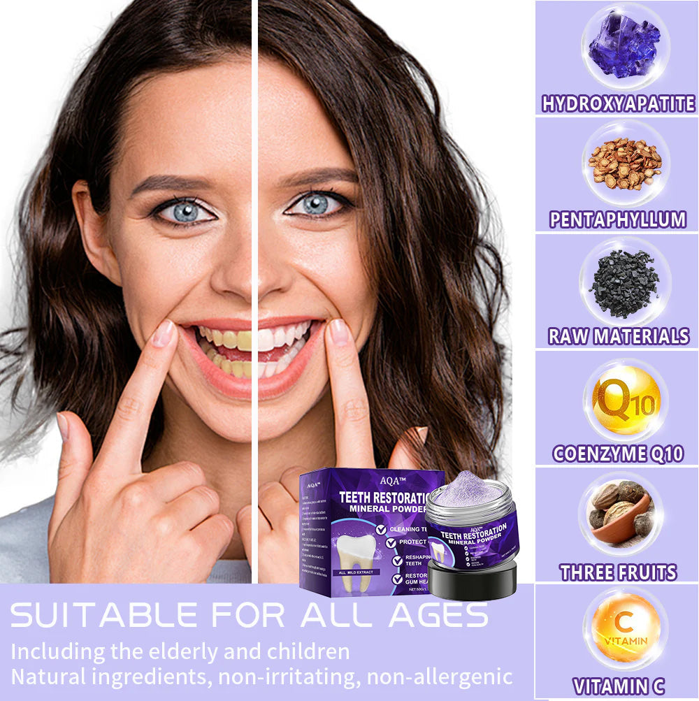 Teeth Restoration Mineral Powder🦷(ADA recommended) (🎁Flash Sale - Don’t Miss Out)