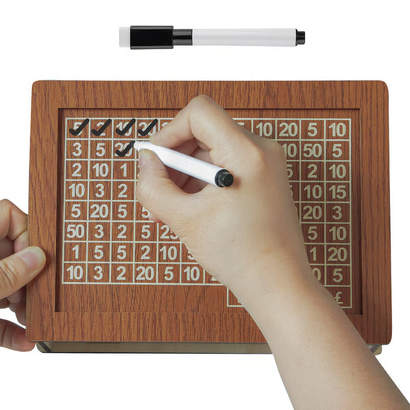 🔥Cash Vault Wooden Savings Box🎁Help achieve savings goals