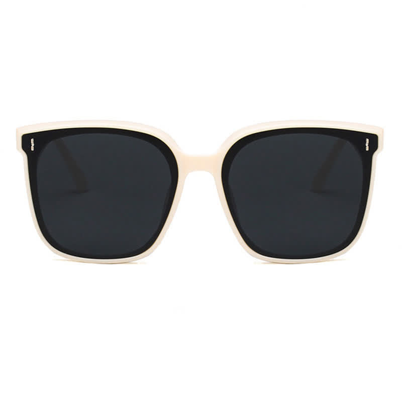 Square Frames Hipster Oversized Sunglasses