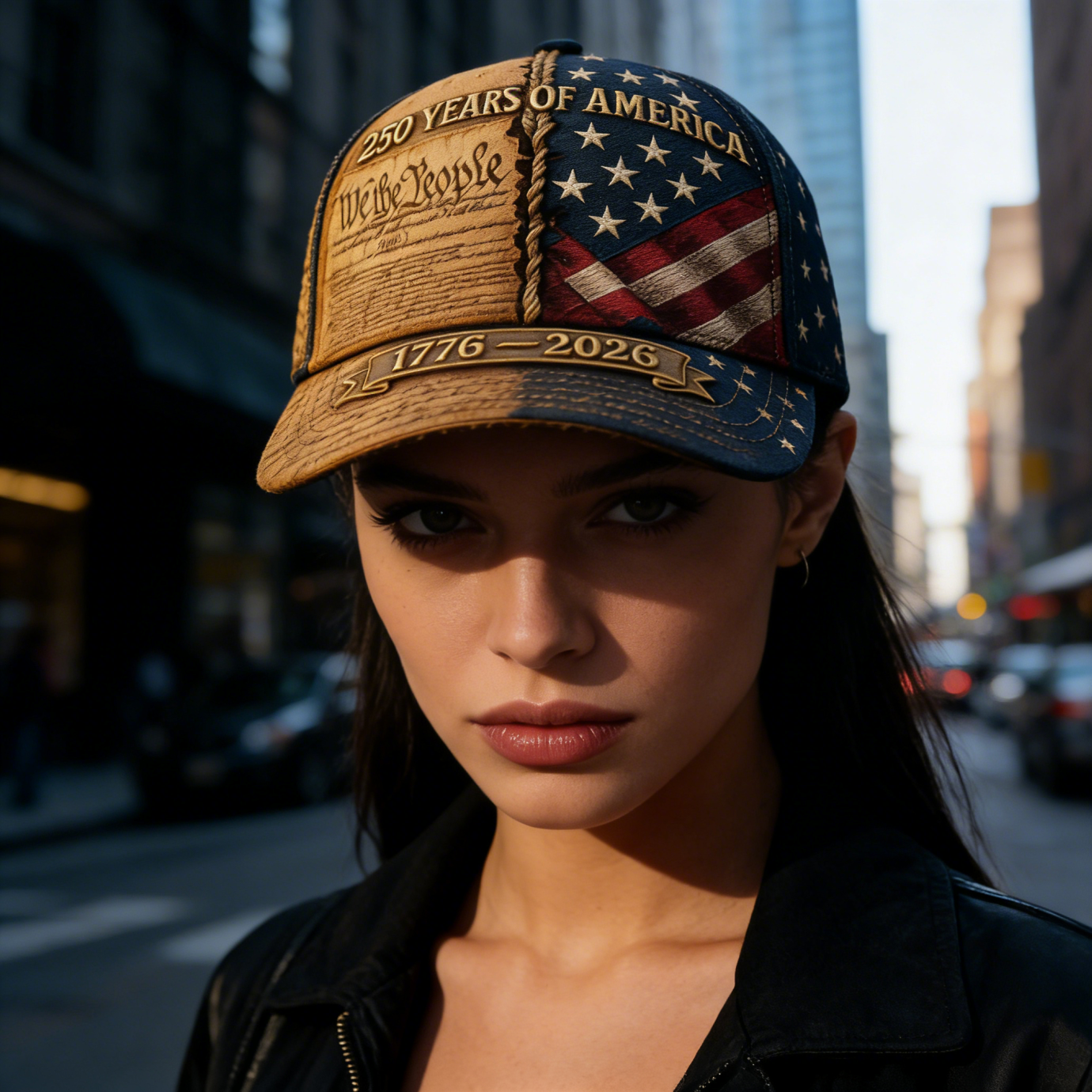 250th Anniversary Vintage Baseball Cap โ We The People & Flag Pride