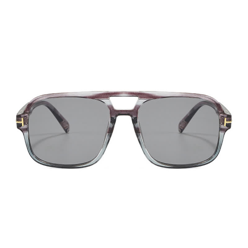 Double Bridges Retro-Vintage Aviator Sunglasses