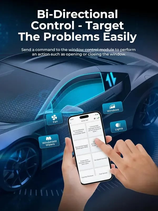 TopScan OBD2 Scanner Bluetooth Wireless Full System Diagnostic Tool