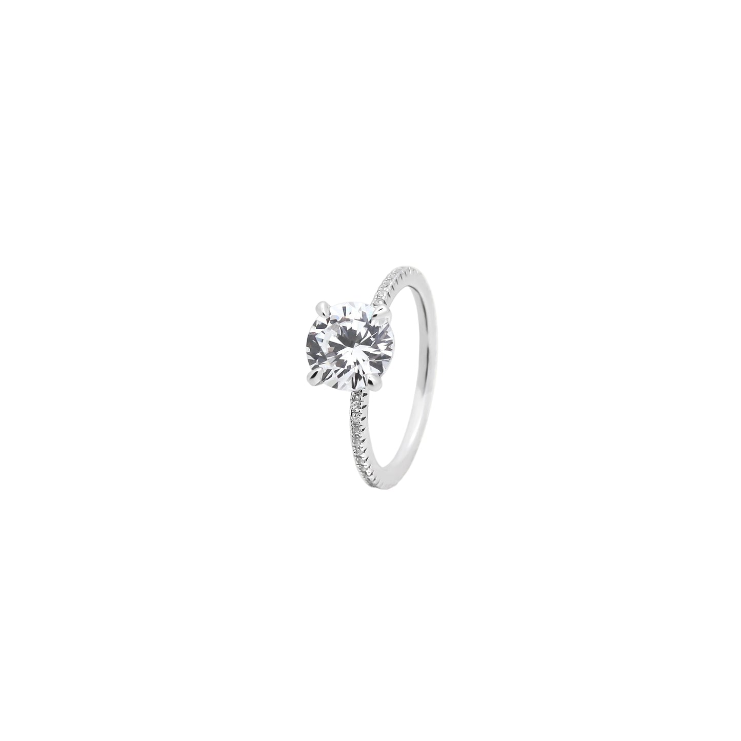 Round Brilliant Solitaire Ring – A Circle of Timeless Sparkle