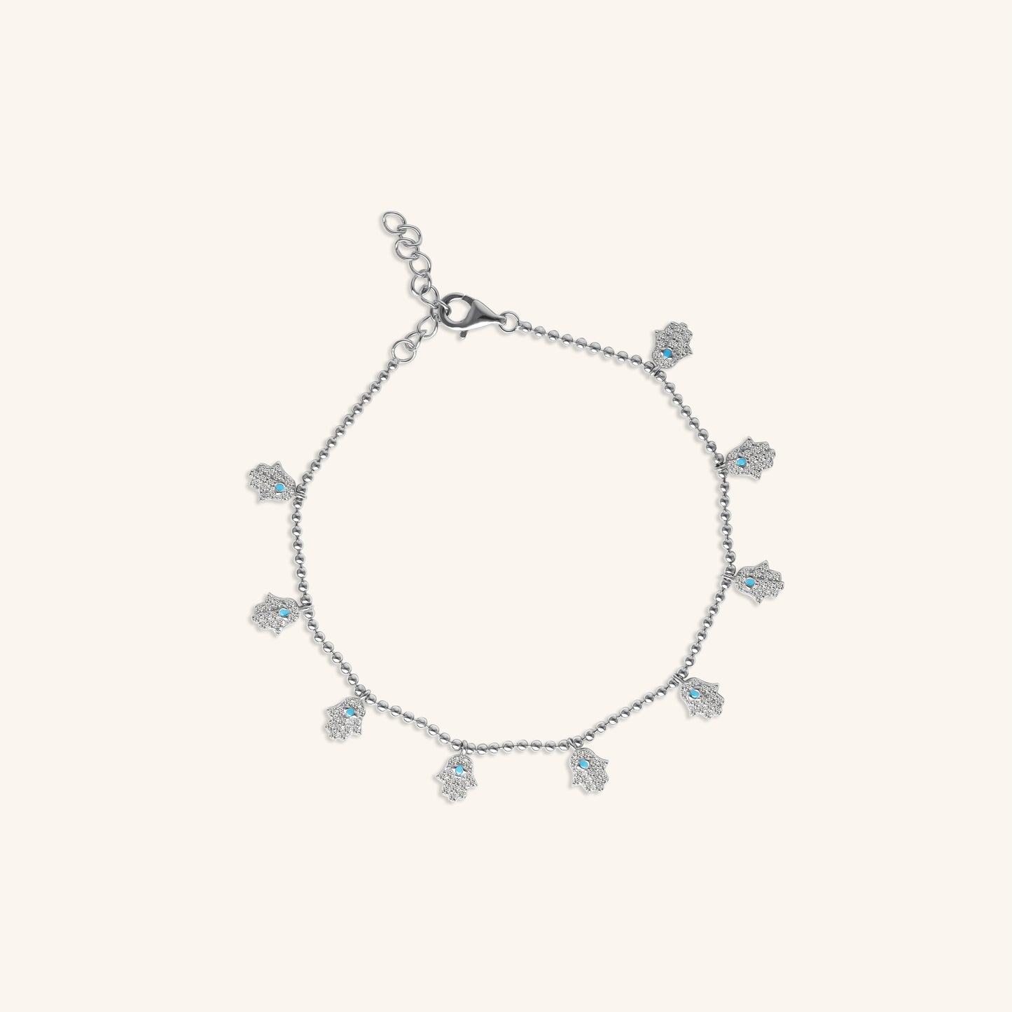 Hands Charm Hanging Bracelet