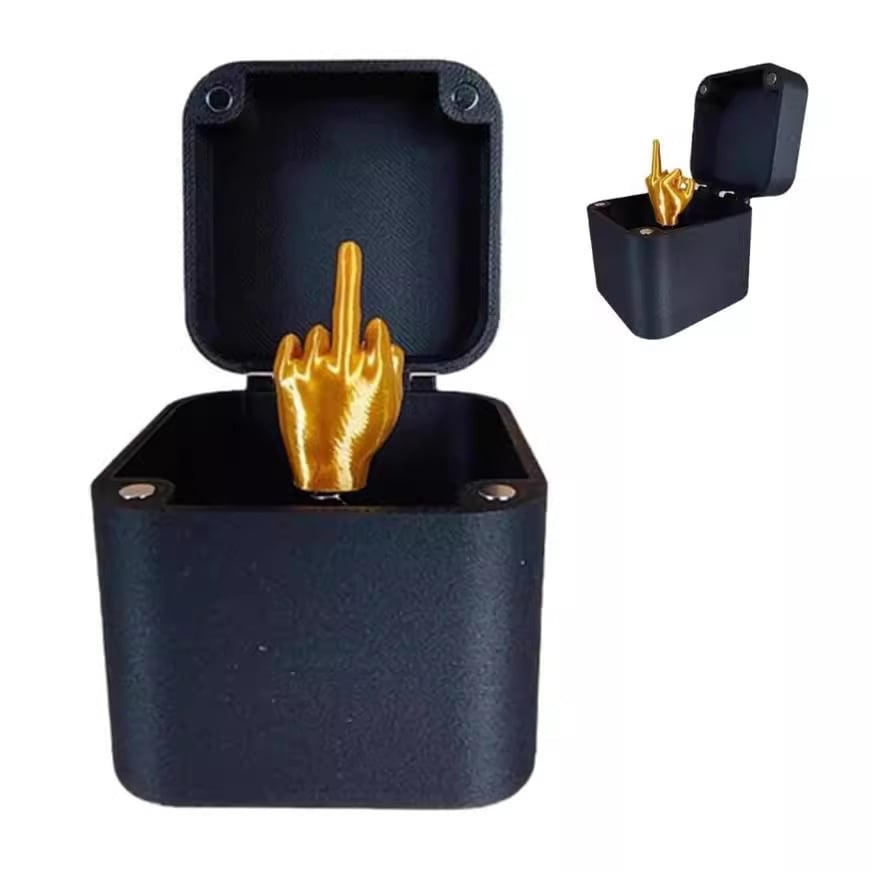 ๐ The Prank Box โ Hilarious Screw Challenge with Middle Finger Surprise ๐คช๐ Perfect Gag Gift for All Occasions!