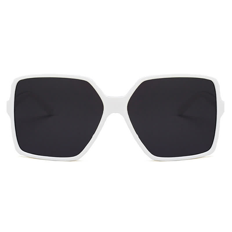 Square Frame Vintage Oversized Sunglasses