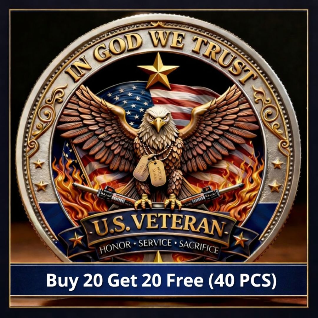 š„Last Day 60% OFF š„ Honor Americaās Heroes ā 250 Years of Freedom Veteran Tribute Coin