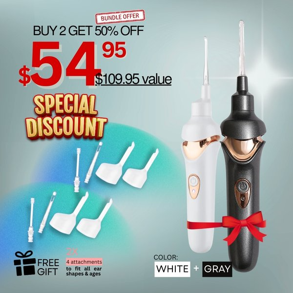 š„Hot Saleš„ Earwax Vacuum ā Safe & Painless Ear Cleaning for the Whole Family