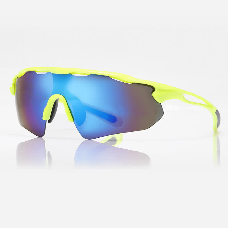 Unisex Windproof Hollow Out Sporty Sunglasses for Cycling Driving Running