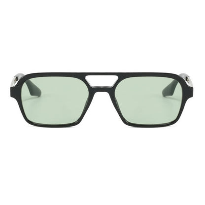 Double Bridges Retro Aviator Sunglasses