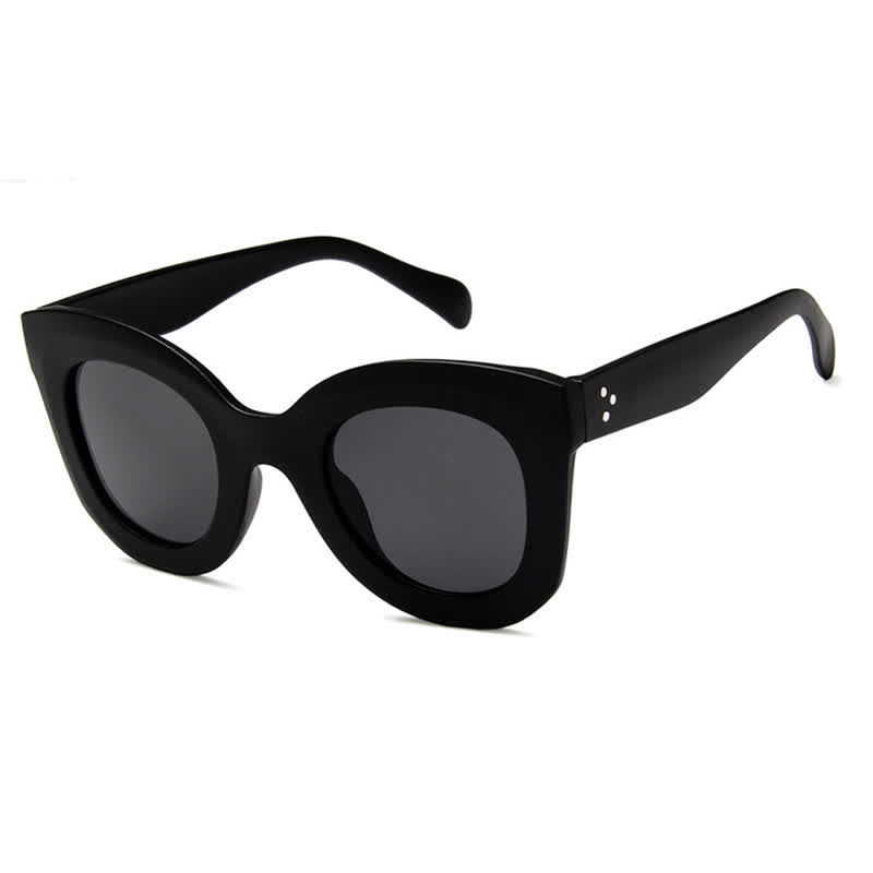 Vintage Square Frame Oversized Sunglasses