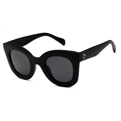Vintage Square Frame Oversized Sunglasses