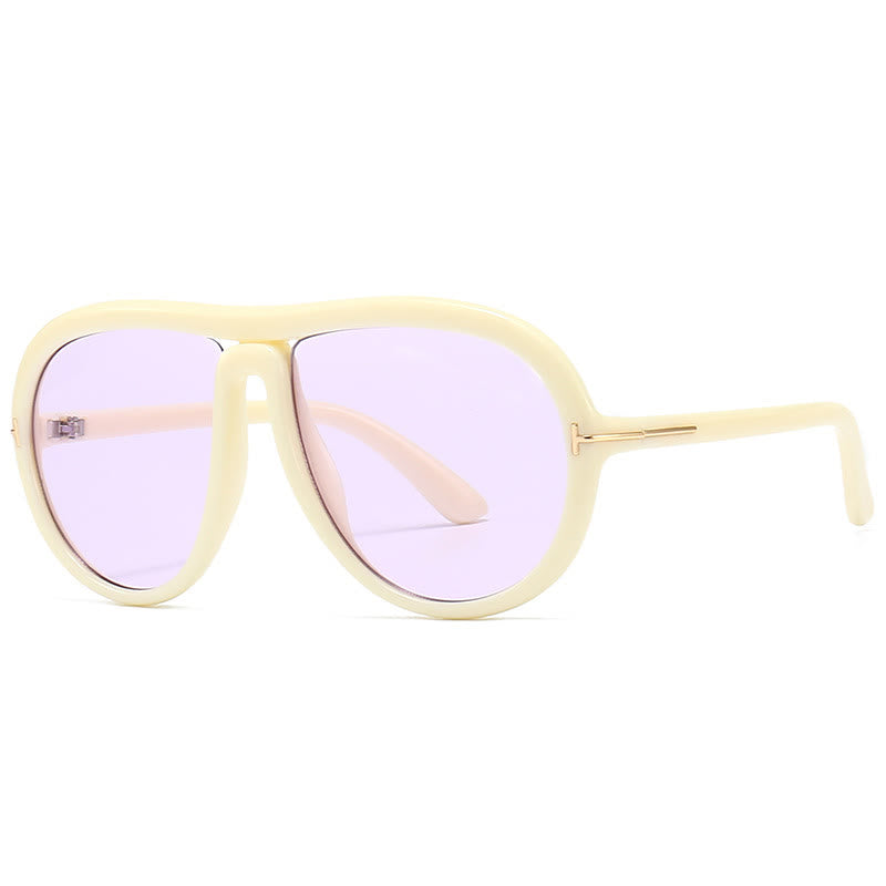 'T' Design Hipster Aviator Sunglasses