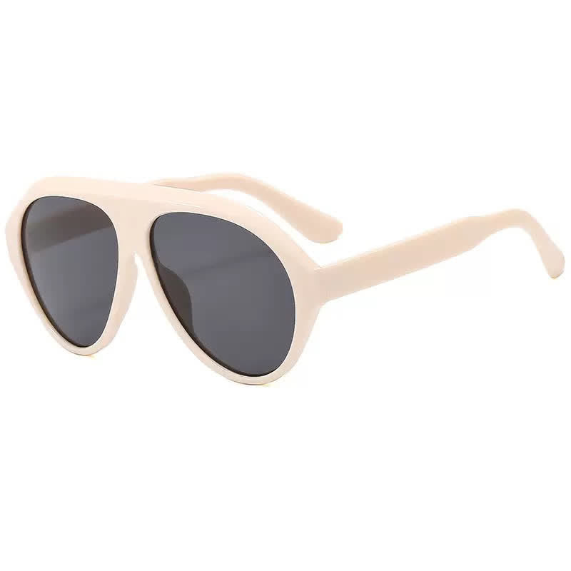 Hipster Oversized Frame Aviator Sunglasses