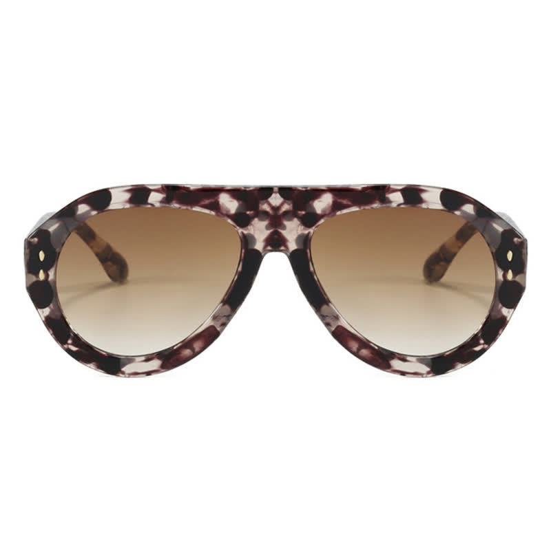 Women's Hipster Aviator Sunglasses