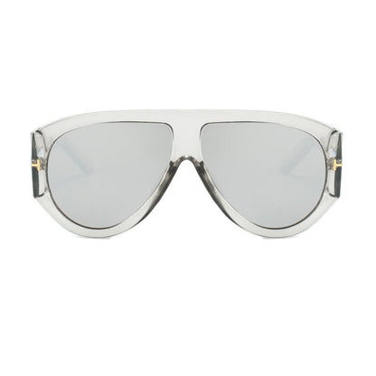 'T' Design Toad Frame Aviator Sunglasses
