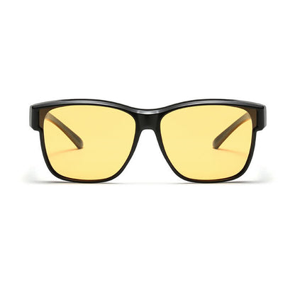 Fit Over Glasses Square Frame Polarized Sunglasses