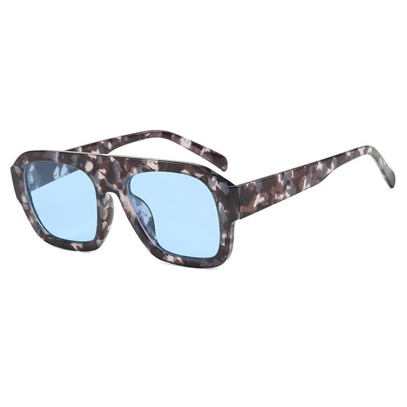 Square Large Frame Trendy Sunglasses