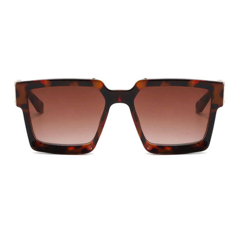 Square Frames Hipster Oversized Sunglasses