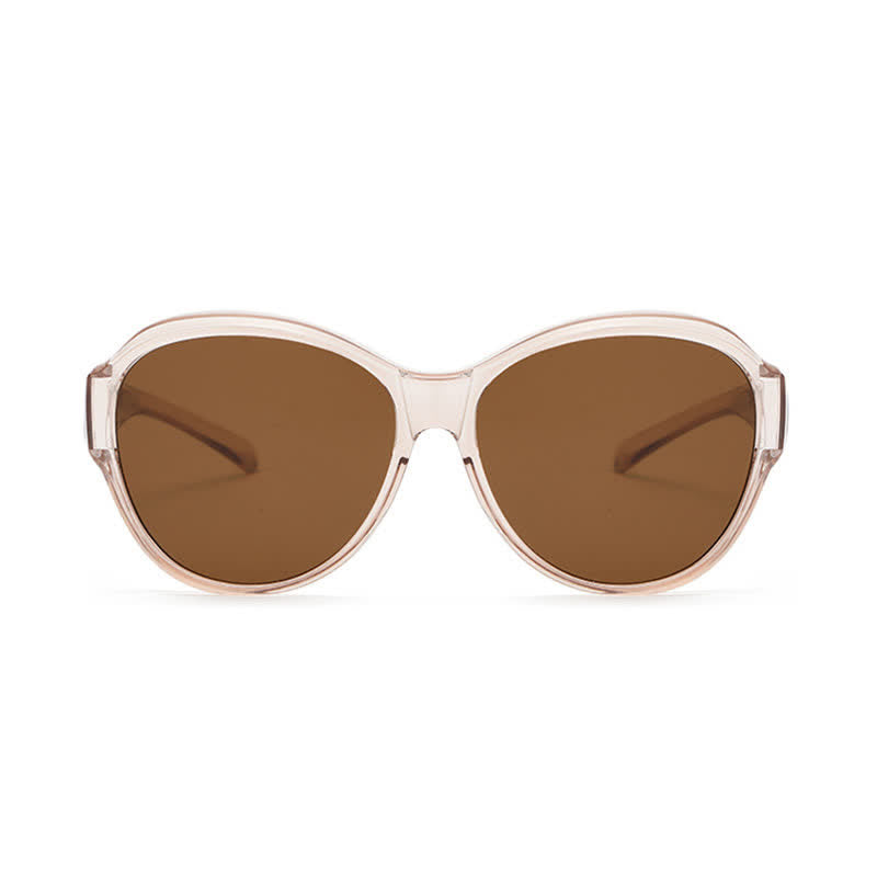 Fit Over Glasses Butterfly Frame Polarized Sunglasses