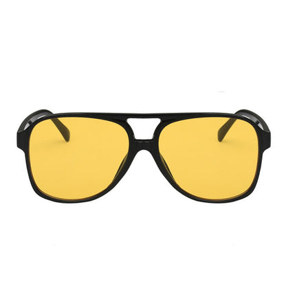 Double Bridges Fashion Aviator Sunglasses