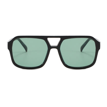 Double Bridges Square Frames Retro-Vintage Sunglasses