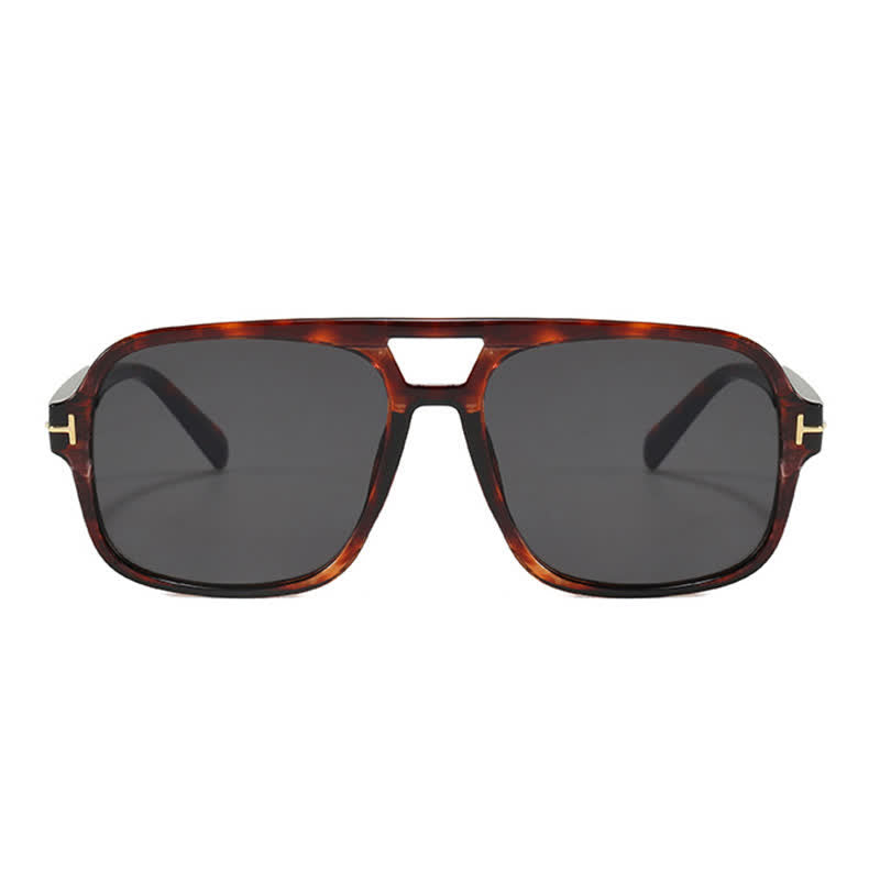 Double Bridges Retro-Vintage Aviator Sunglasses