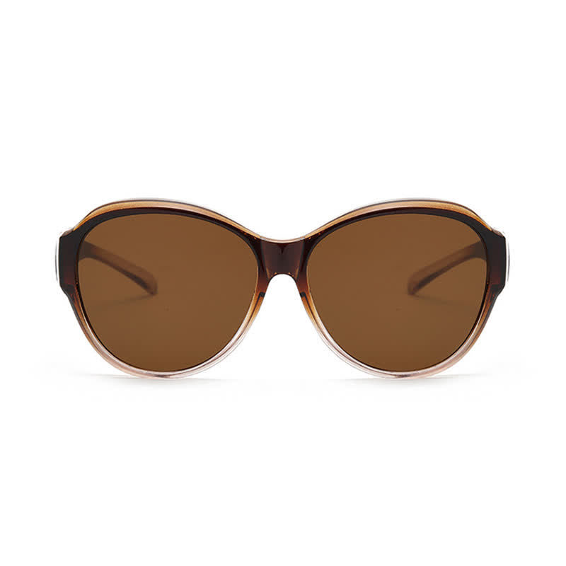Fit Over Glasses Butterfly Frame Polarized Sunglasses