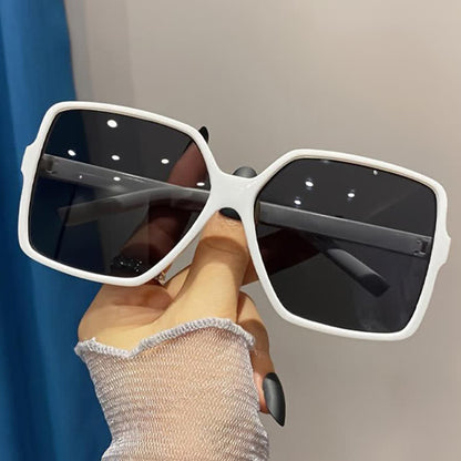 Square Frame Vintage Oversized Sunglasses