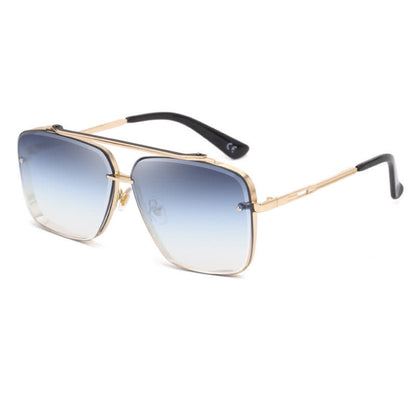 Double Bridges Unisex Aviator Sunglasses