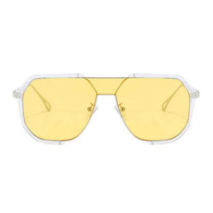 Unisex Double Bridges Aviator Sunglasses