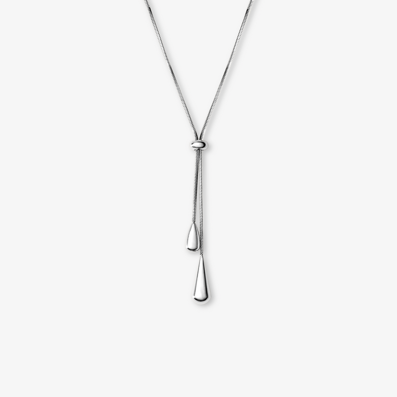 Teardrop Lariat Y-Chain Pendant
