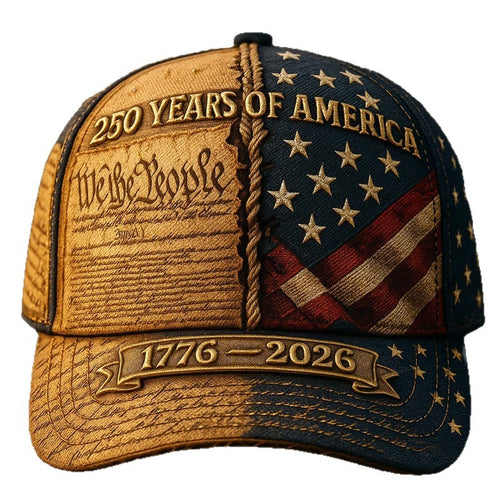 250th Anniversary Vintage Baseball Cap – We The People & Flag Pride