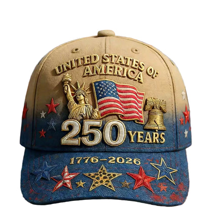 US 250th Anniversary Patriotic Cap – Wear Liberty with Pride