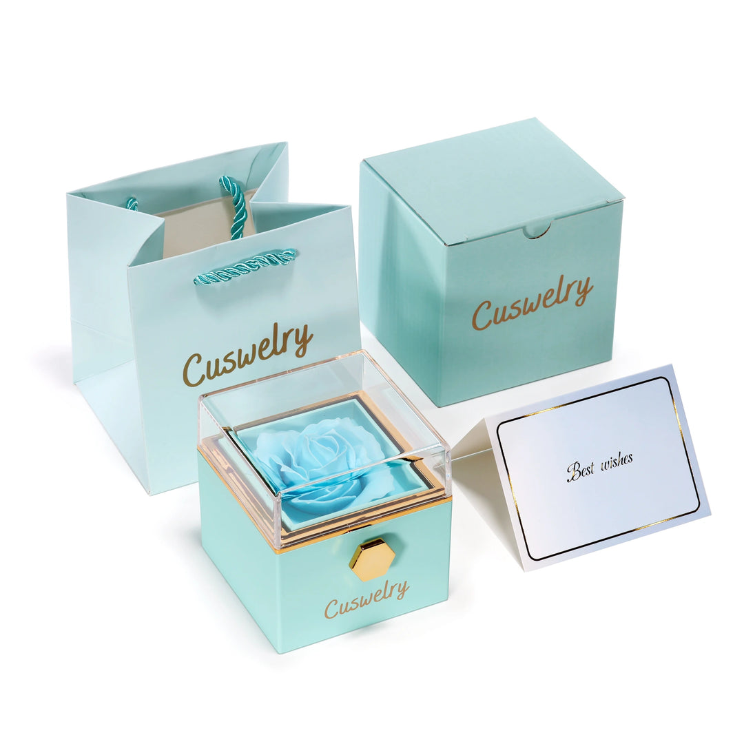 Custom Name Preserved Rose Gift Set – A Love That Lasts Forever