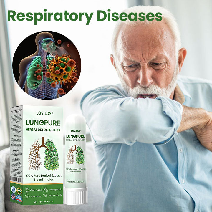 LOVILDS LungPure Inhaler: 100% Herbal Detox for Clear Lungs & Easier Breathing