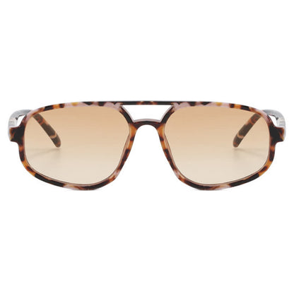 Double Bridges Vintage Aviator Sunglasses