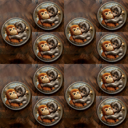 🏆Last Day 60% OFF- Emotional Support Monkey Coin🐒