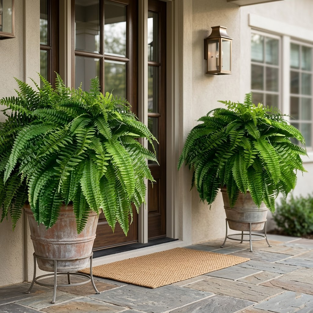 🔥 $9.96 On Sale Only Today 🌱 UV-Resistant Lifelike Artificial Boston Fern