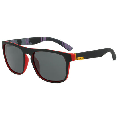 Simple Polarized Square Frame Trendy Sunglasses for Outdoor Activities