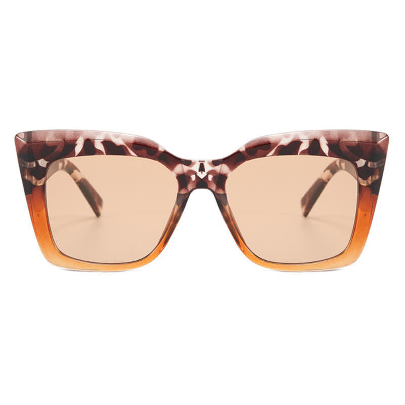 Vintage Cat-Eye Oversized Frame Sunglasses