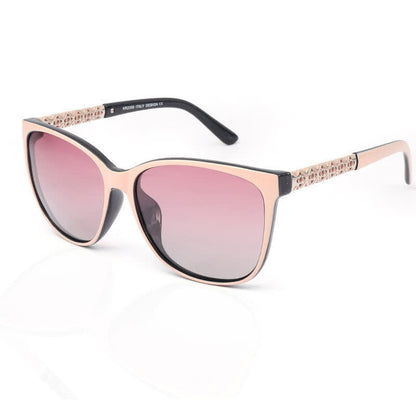 Cat-Eye Frame Hipster Polarized Sunglasses