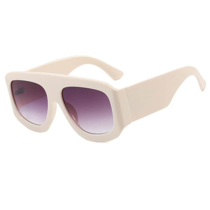 Oversized Square Frame Hipster Sunglasses