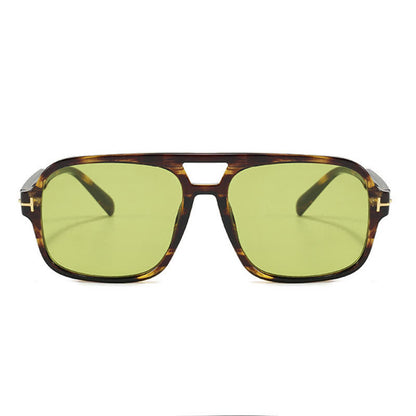 Double Bridges Retro-Vintage Aviator Sunglasses