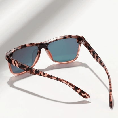 Women's Streamlined Sunglasses, Summer Personality Coating Gradient Reflective Oversized Sunglasses