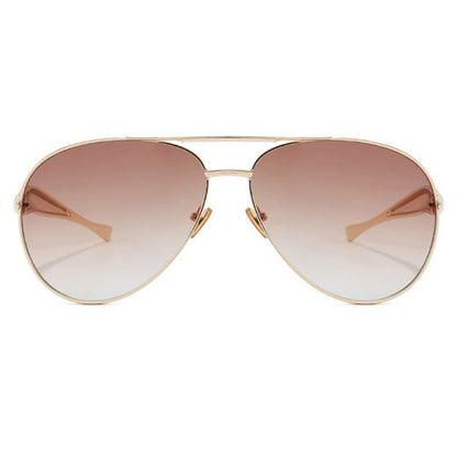 Vintage Double Bridges Aviator Frame Sunglasses