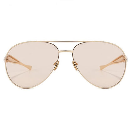 Vintage Double Bridges Aviator Frame Sunglasses