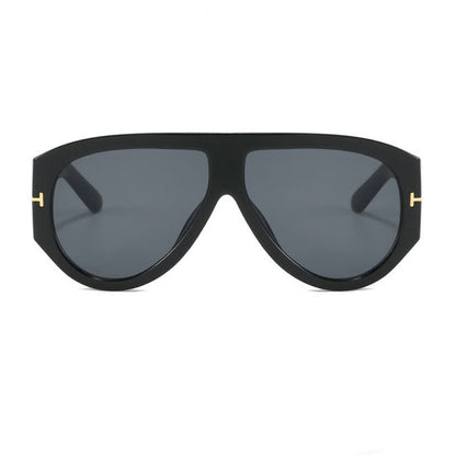 'T' Design Toad Frame Aviator Sunglasses