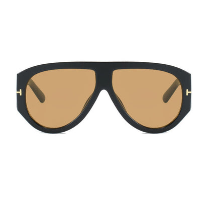 'T' Design Toad Frame Aviator Sunglasses