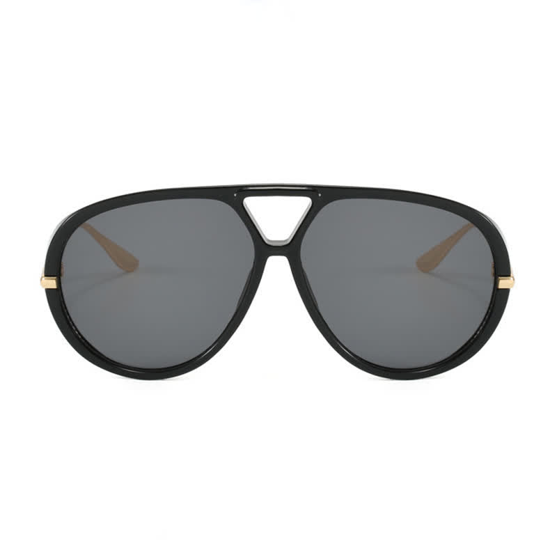Fashion Double Bridges Aviator Sunglasses